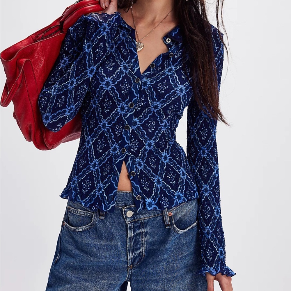 FREE PEOPLE CAUGHT A FEELING TOP